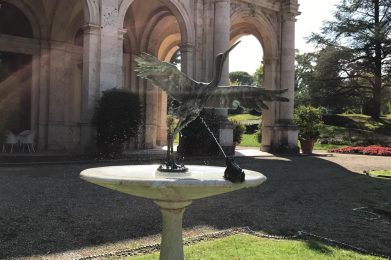 The Heron and Frog Fountain