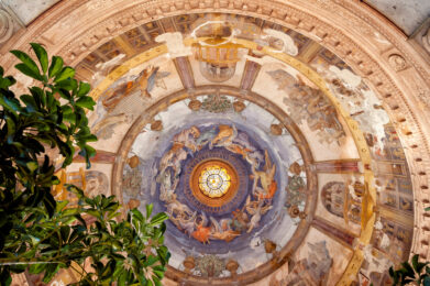 Frescoed dome